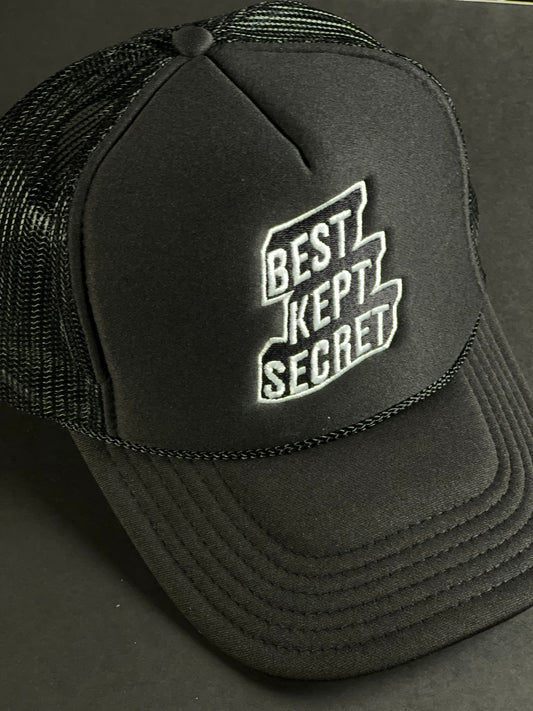 Best Kept Secret Solid Trucker Hat (Black)